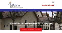 Desktop Screenshot of guerralawfirm.net